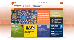 Desktop Screenshot of alicespringsairport.com.au